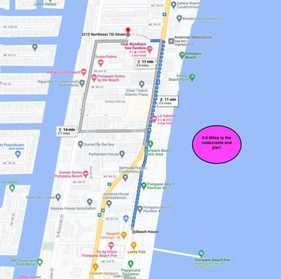 Waves Beach Town Cozy Studio Apartment Pompano Beach Zewnętrze zdjęcie